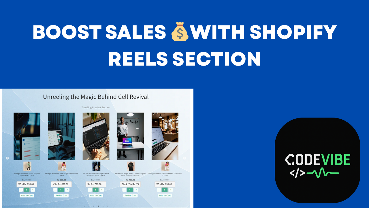 Shopify Reels Section: Add Videos, Products & Boost Sales 🚀